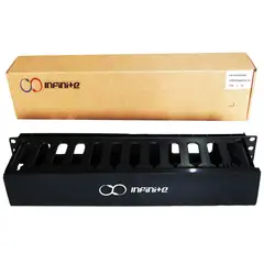 INFINITE - Organizador de Cables Horizontal Para Rack 2U